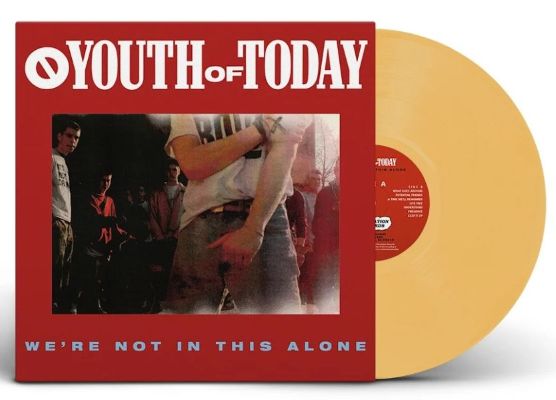 YOUTH OF TODAY "We're Not In This Alone" LP Custard Vinyl